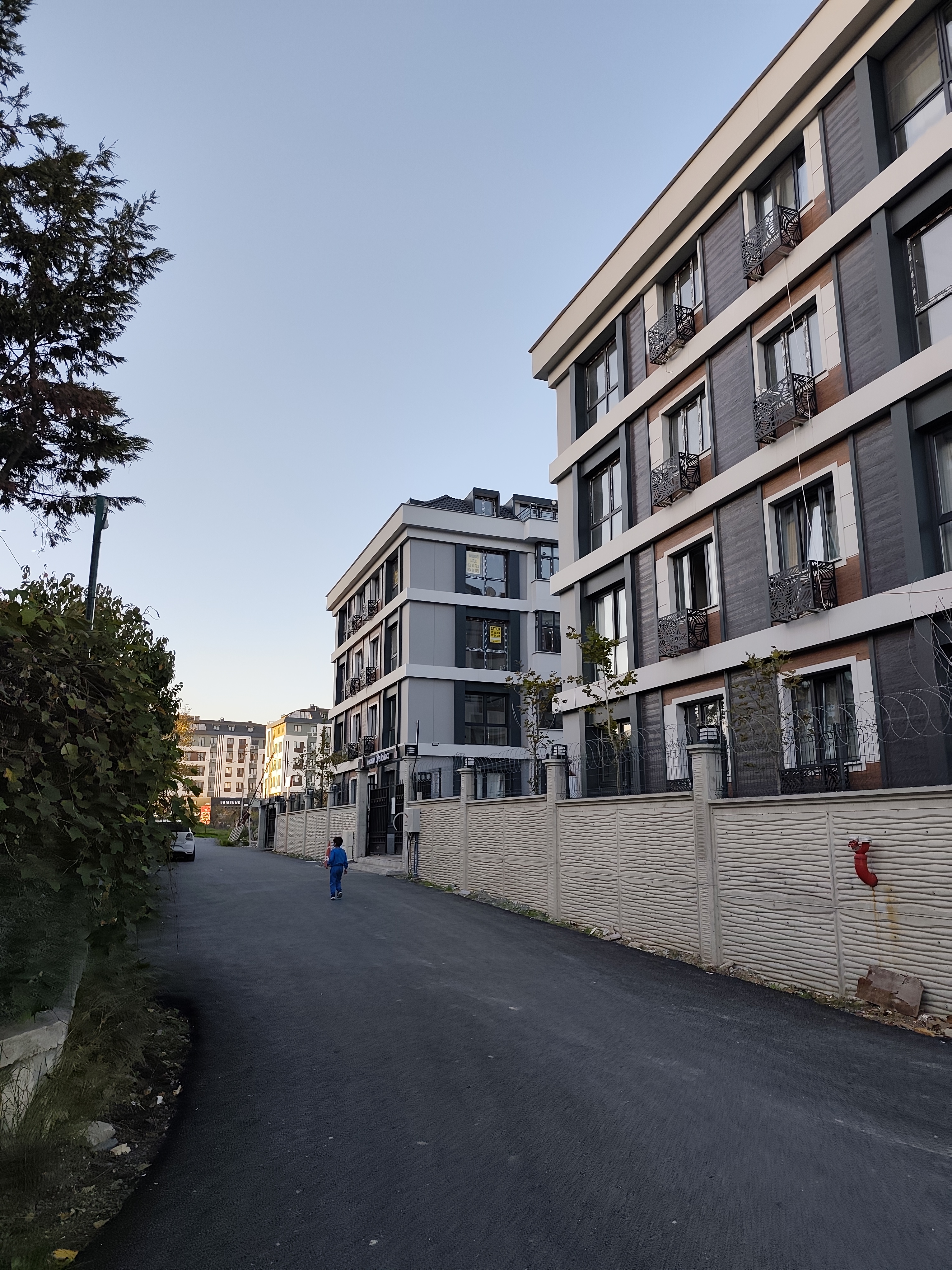 Öz Mercan İnşaat'a ait 40 dairelik konut sitesi inşaatı